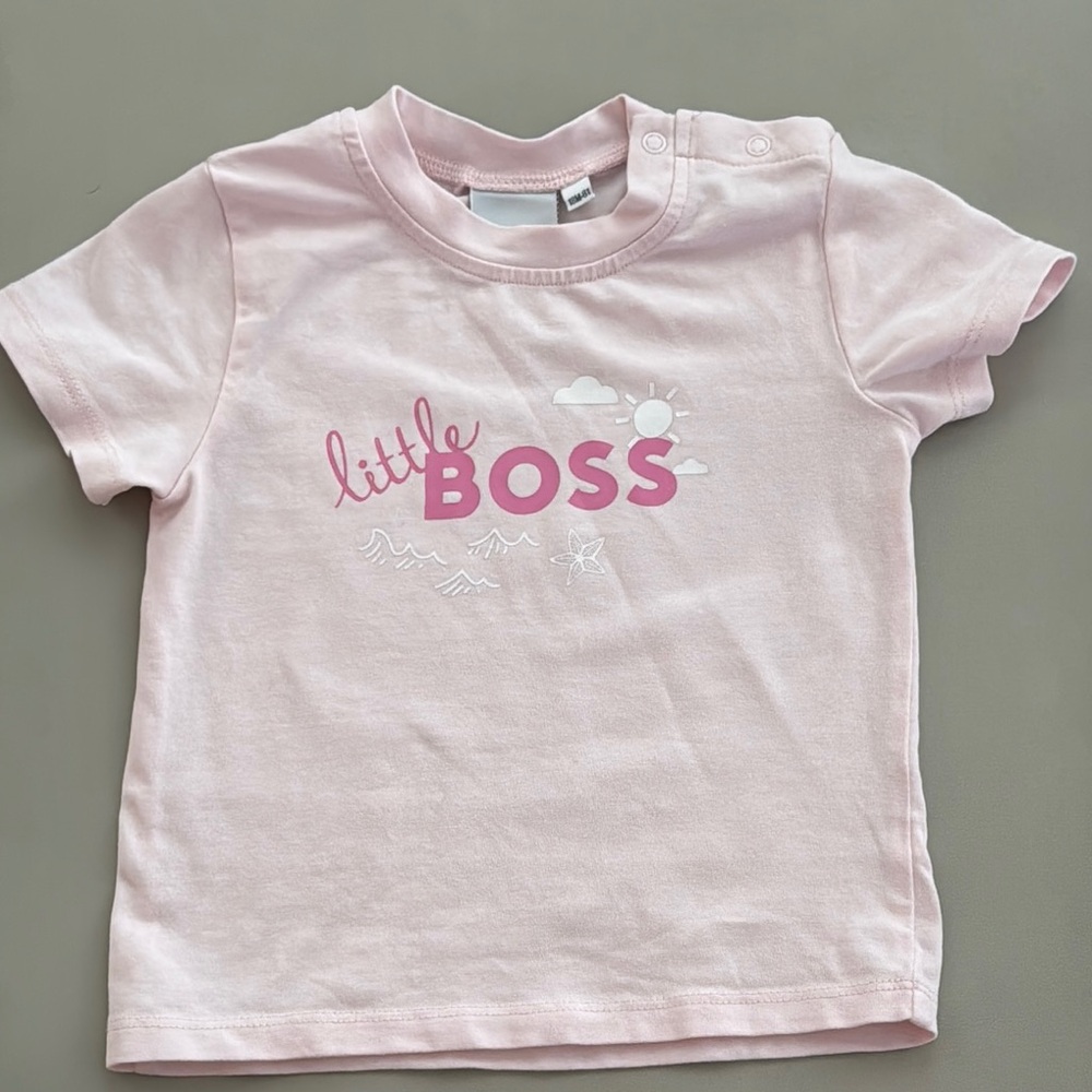 Boss Pink baby T-Shirt